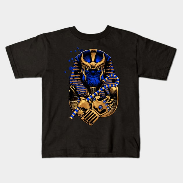 Thano-Tut Kids T-Shirt by Mr Eggs Favorites